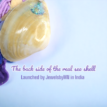 Sea Mermaid Resin Handmade Pendant Purple