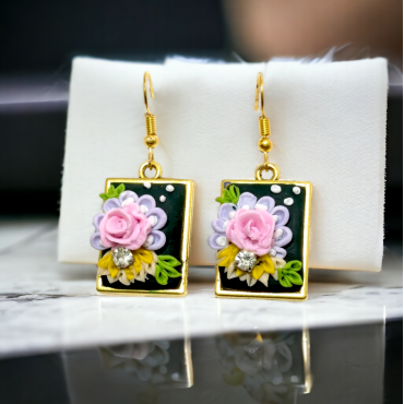 Everyday wear Floral Handmade Earrings