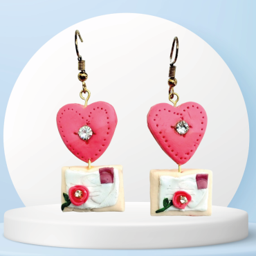 Love letter earrings