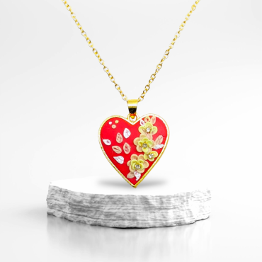 I Love you heart pendant