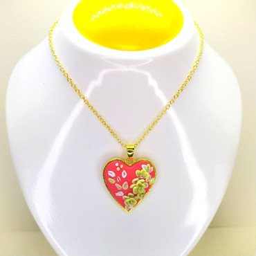 I Love you heart pendant