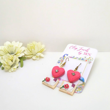 Love letter earrings